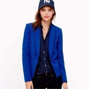 J Crew Schoolboy two button blazer royal blue